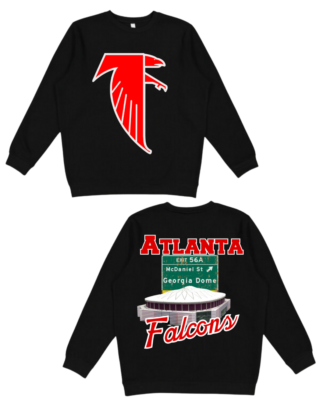 Falcons-Georgia Dome Crewneck